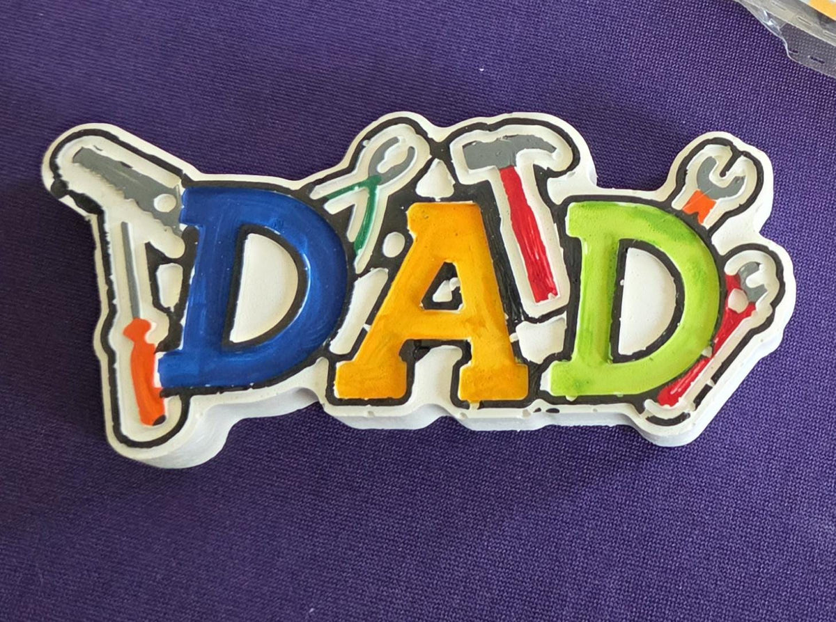 Father’s Day Classroom Craft for Kids – DIY Plaster Art Gift Activity for Preschool, Daycare, School Events, and Handmade Keepsakes
