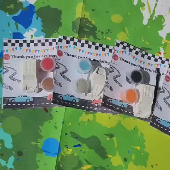 Auto Paint Your Own Kits, Thank you Cards , Party Favors