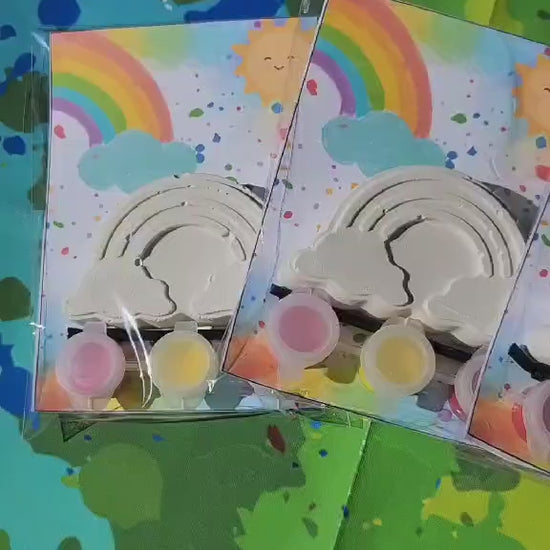 RainBow Paint Kits l Kids Craft l Kids DIY Art l Over the Rainbow Party Favors l Birthday Favors l Grab Bag l Rainbow Thank you Gifts