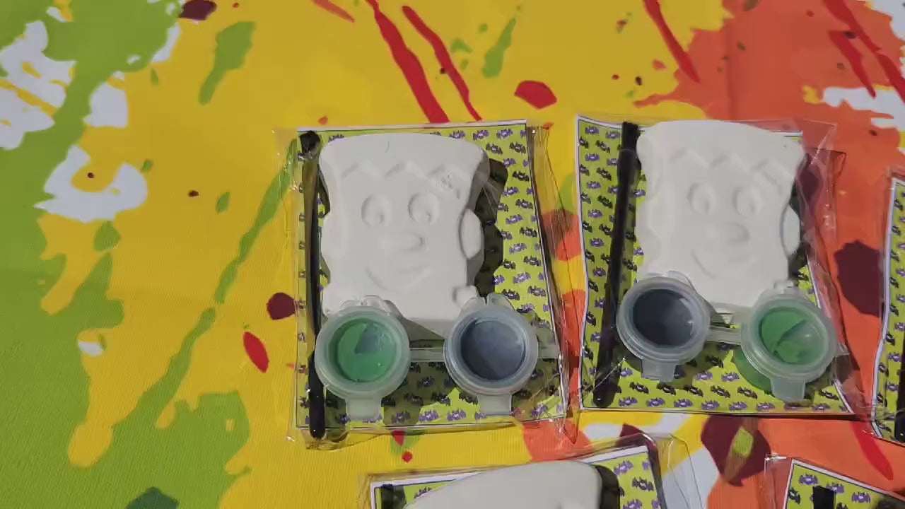 Halloween Monster Paint Kits for Kids – Fun & Creative Party Favors, DIY Craft Activity